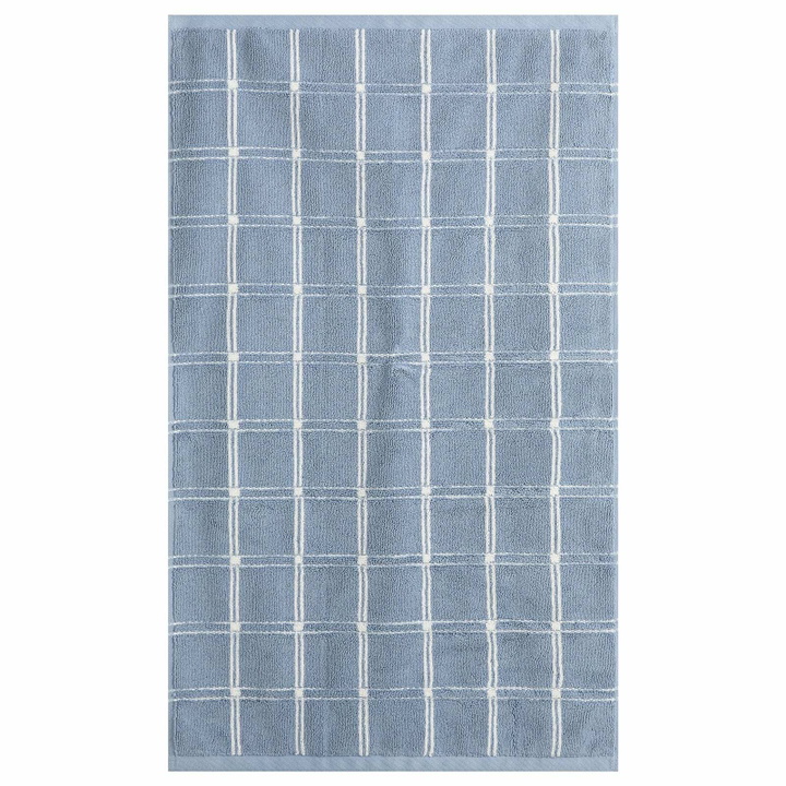 Photo: Baina Devon Bath Mat in Celeste/Chalk 