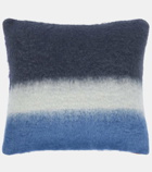 Loewe Striped mohair and wool-blend cushion