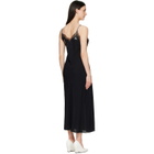 Maison Margiela Black Taped Slip Maxi Dress