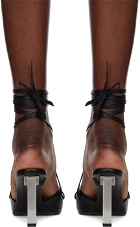 ioannes Black Rococo Tie Heels