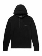 Givenchy - Logo-Print Wool and Cashmere-Blend Hoodie - Black