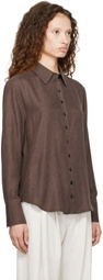 Studio Nicholson Brown Torin Shirt