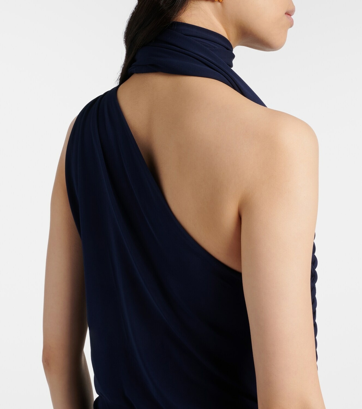 Simkhai Moira draped scarf-detail jersey gown