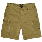 Stone Island Shadow Project Men's Cargo Short in Olive