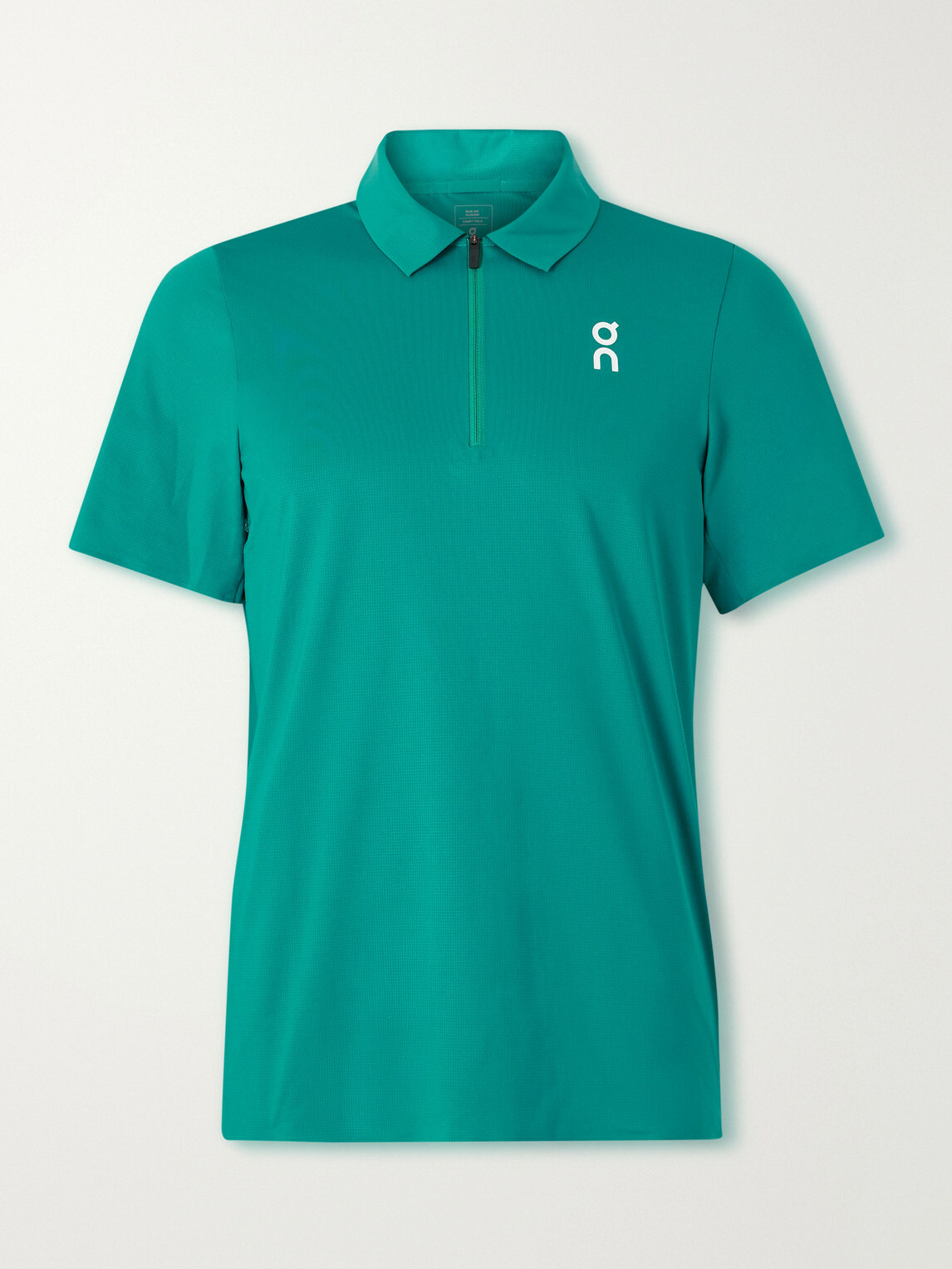 On - Court Logo-Printed Shell Polo Shirt - Green