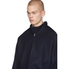 Maison Margiela Blue Wool Traditional Jacket