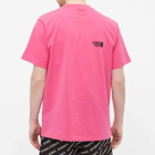 Vetements Men's Logo Limited Edition T-Shirt in Hot Pink