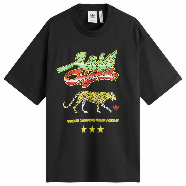 Photo: Adidas Men's Originals Champions Graphic T-Shirt in Black
