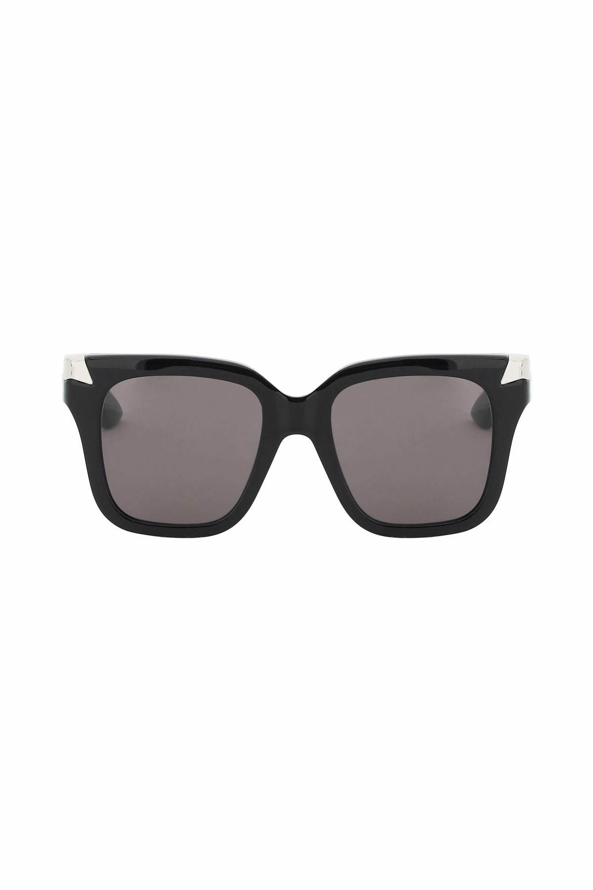 Alexander McQueen Black Plastic Sunglasses