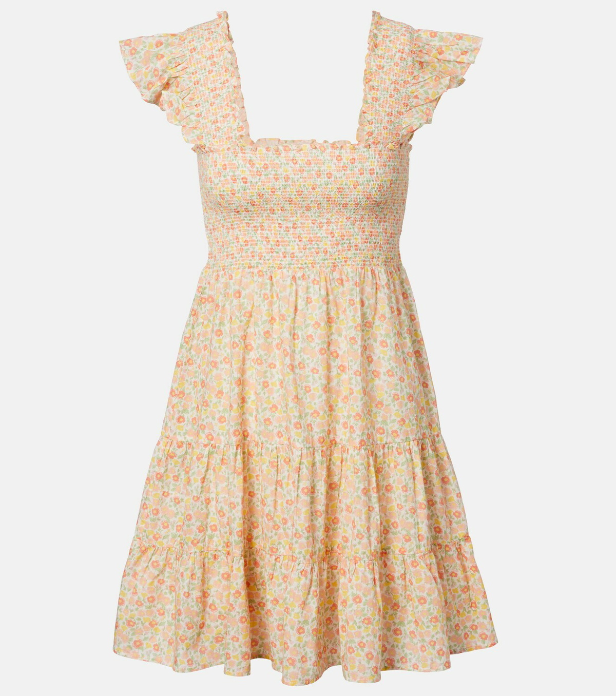 Rixo Sideny floral cotton minidress