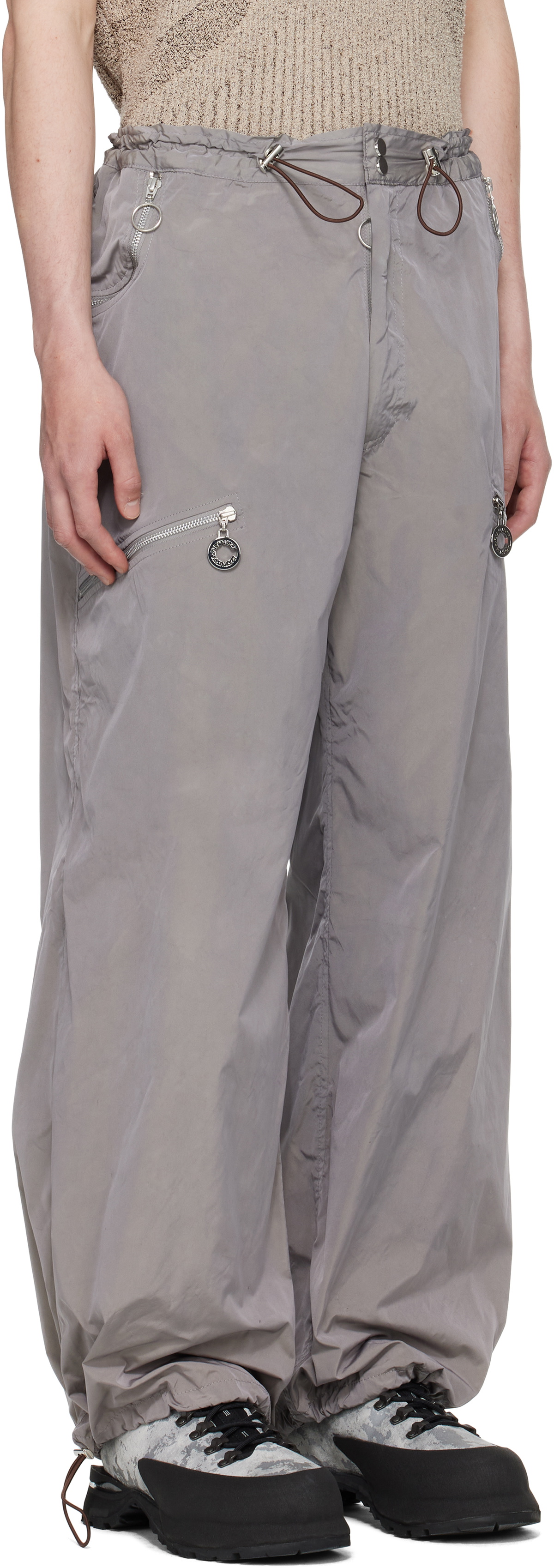 Charlie Constantinou SSENSE Exclusive Gray Nylon Essential Cargo Pants