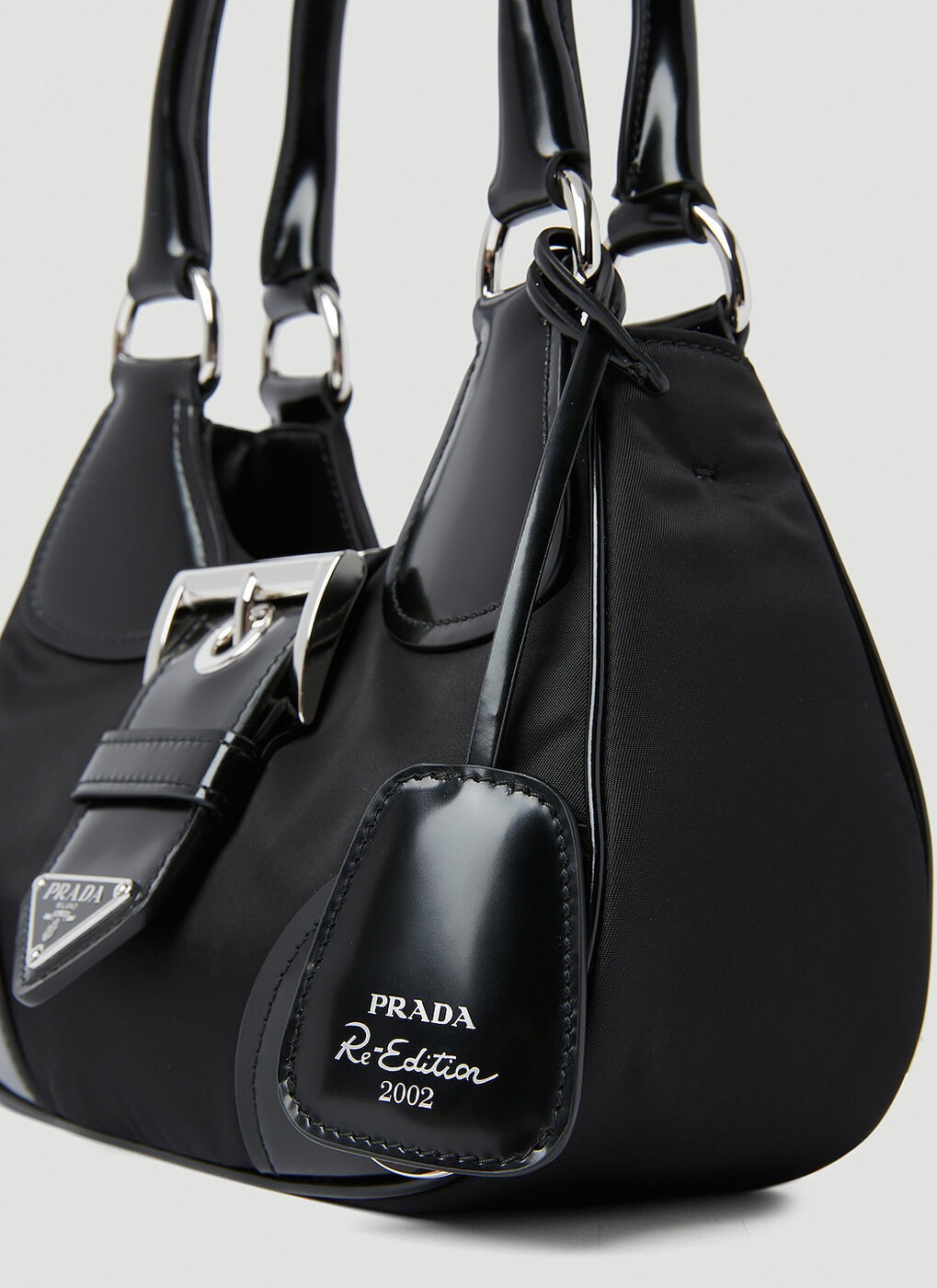 Prada Moon Re-Nylon and leather bag