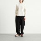 Goldwin Men's Waffle Light Long Sleeve T-Shirt in Ivory