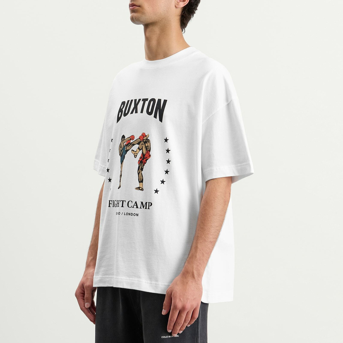 Cole Buxton Men's Fight Camp T-Shirt in Whitalye