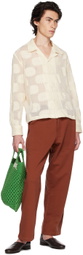Bode Brown Three-Pocket Sweatpants
