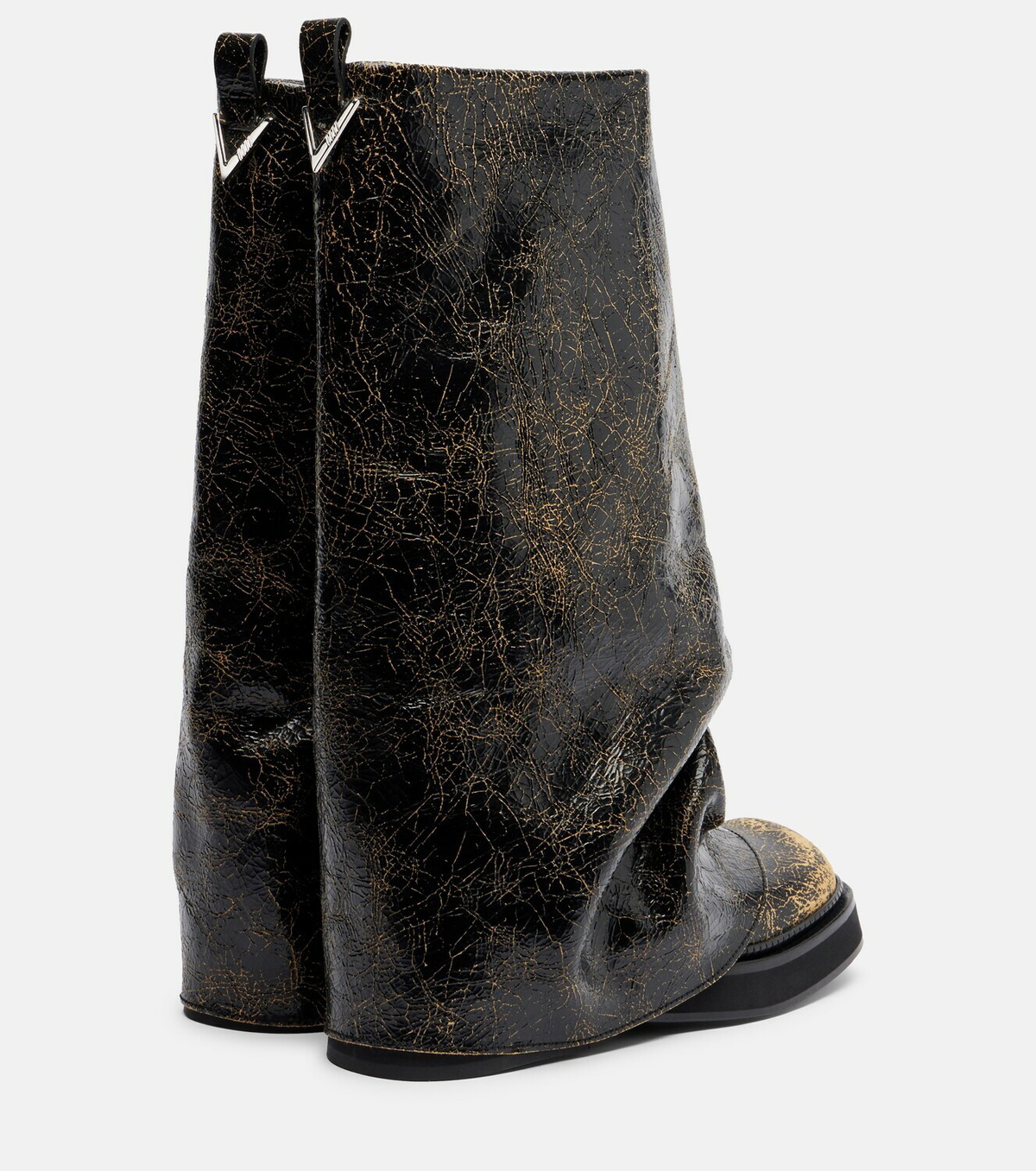 The Attico Robin leather knee-high boots