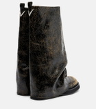 The Attico Robin leather knee-high boots