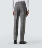 Canali Prince of Wales checked wool suit