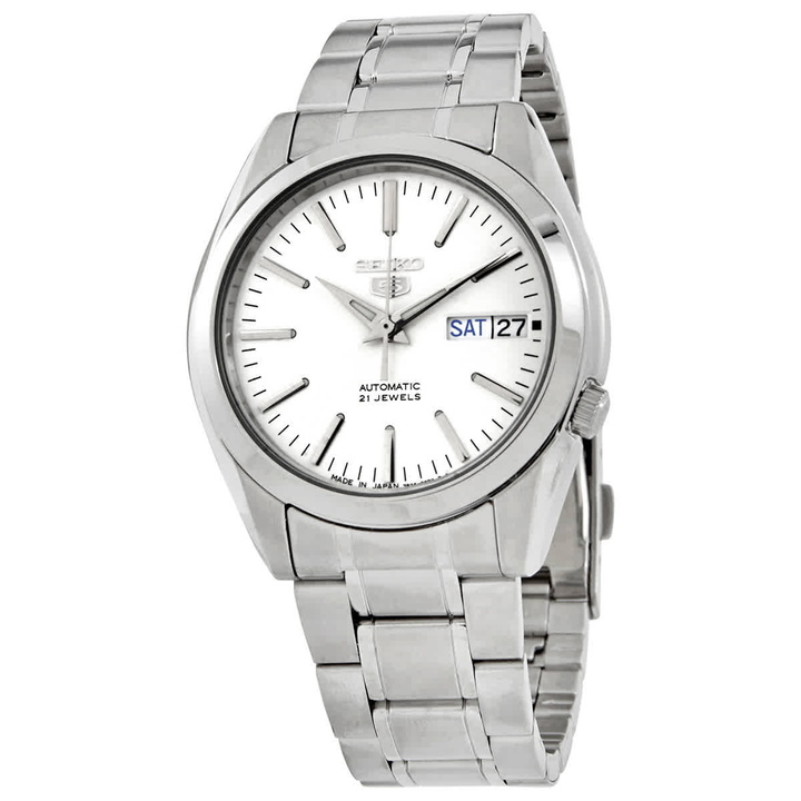 Photo: Seiko 5 Automatic White Dial Mens Watch SNKL41J1