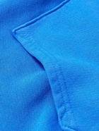 Les Tien - Garment-Dyed Cotton-Jersey Hoodie - Blue