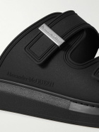 McQueen - Exagerrated-Sole Rubber Slides - Black