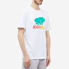 Karhu Men's Basic Logo T-Shirt in White/Foliage Green
