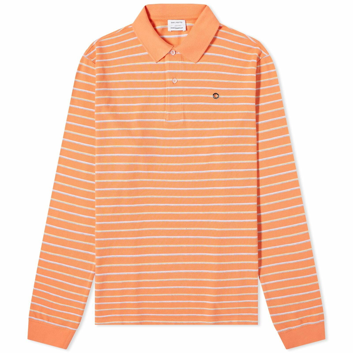 Saks Potts Women's Williams Stripe Shirt in Yellow Melon