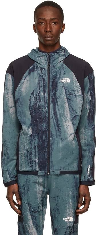 Photo: The North Face Blue Polyester Hoodie