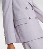 Versace Mélange wool-blend blazer