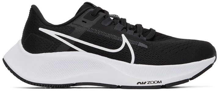 Photo: Nike Black & White Air Zoom Pegasus 38 Sneakers