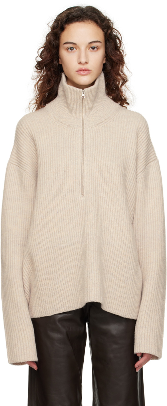 Teurn Studios SSENSE Exclusive Beige Turtleneck