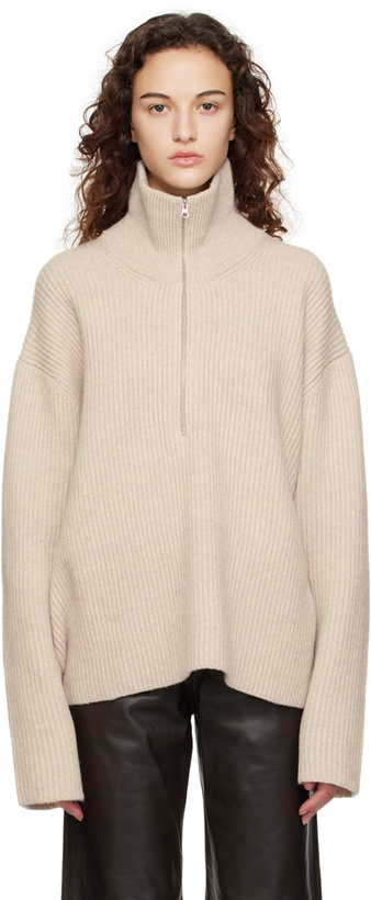 Photo: Teurn Studios SSENSE Exclusive Beige Turtleneck
