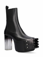 RICK OWENS - Grill Kiss Leather Boots