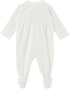 Bonpoint Baby White Tilouan Jumpsuit