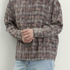 Picante Men's Rocco Bleached Check Shirt in Checked Navy