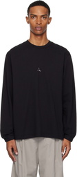 ROA Black Logo Long Sleeve T-shirt