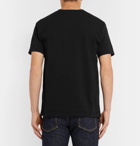 Neighborhood - Printed Cotton-Jersey T-Shirt - Black