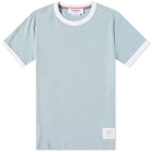 Thom Browne Men's Ringer T-Shirt in Blue