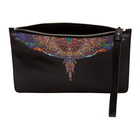 Marcelo Burlon County of Milan Black Multicolor Wings Pouch