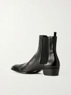 SAINT LAURENT - Stanton Leather Chelsea Boots - Black