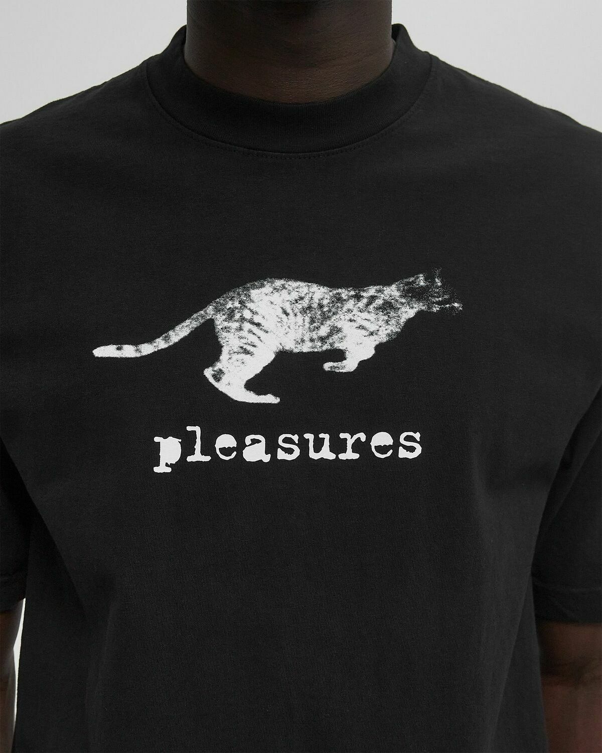Pleasures SPRINT TEE Black Mens Shortsleefe