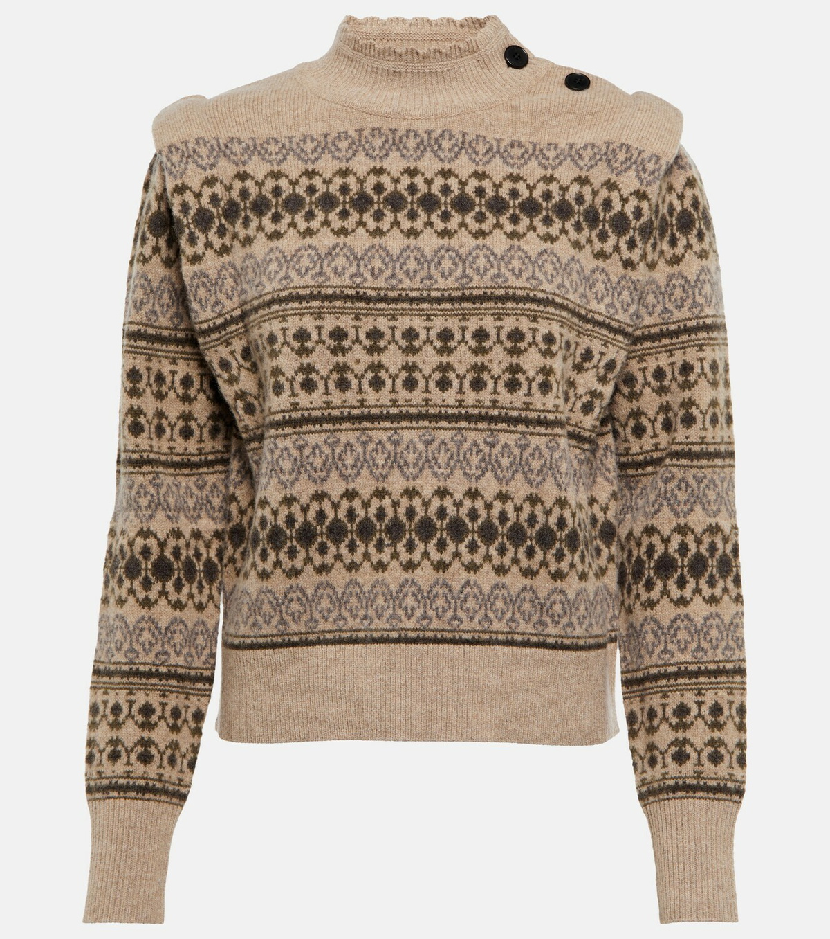 Marant Etoile Jacquard wool-blend sweater Isabel Marant Etoile