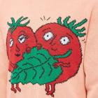Sky High Farm Men's Tomatoes Intarsia Knit in Light Pink