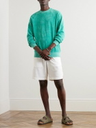 La Paz - Organic Cotton-Terry Sweatshirt - Blue