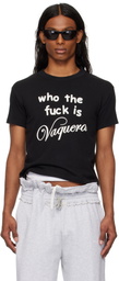 VAQUERA Black 'Who TF' T-shirt