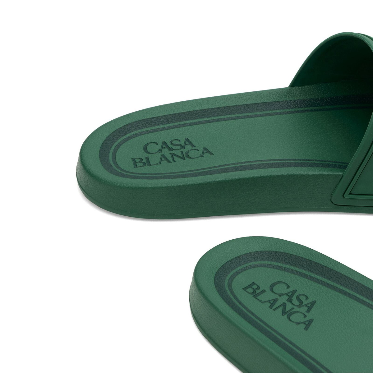 Casablanca Men's Pool Slider in Green