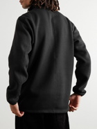 NANGA - Nylon-Trimmed Polartec® Fleece Zip-Up Sweatshirt - Black