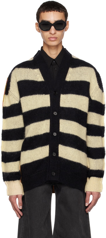 Photo: Marni Multicolor Paneled Cardigan