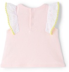 Marc Jacobs Baby Pink & White Tank Top & Shorts Set
