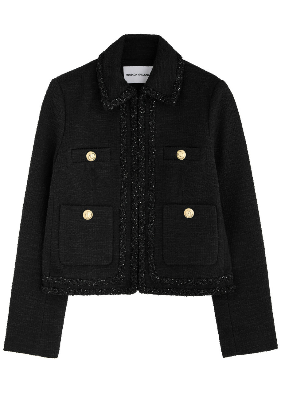 【Rebecca Vallance】 Margo boucleジャケット MARGO-JACKET_BLACK-24019-